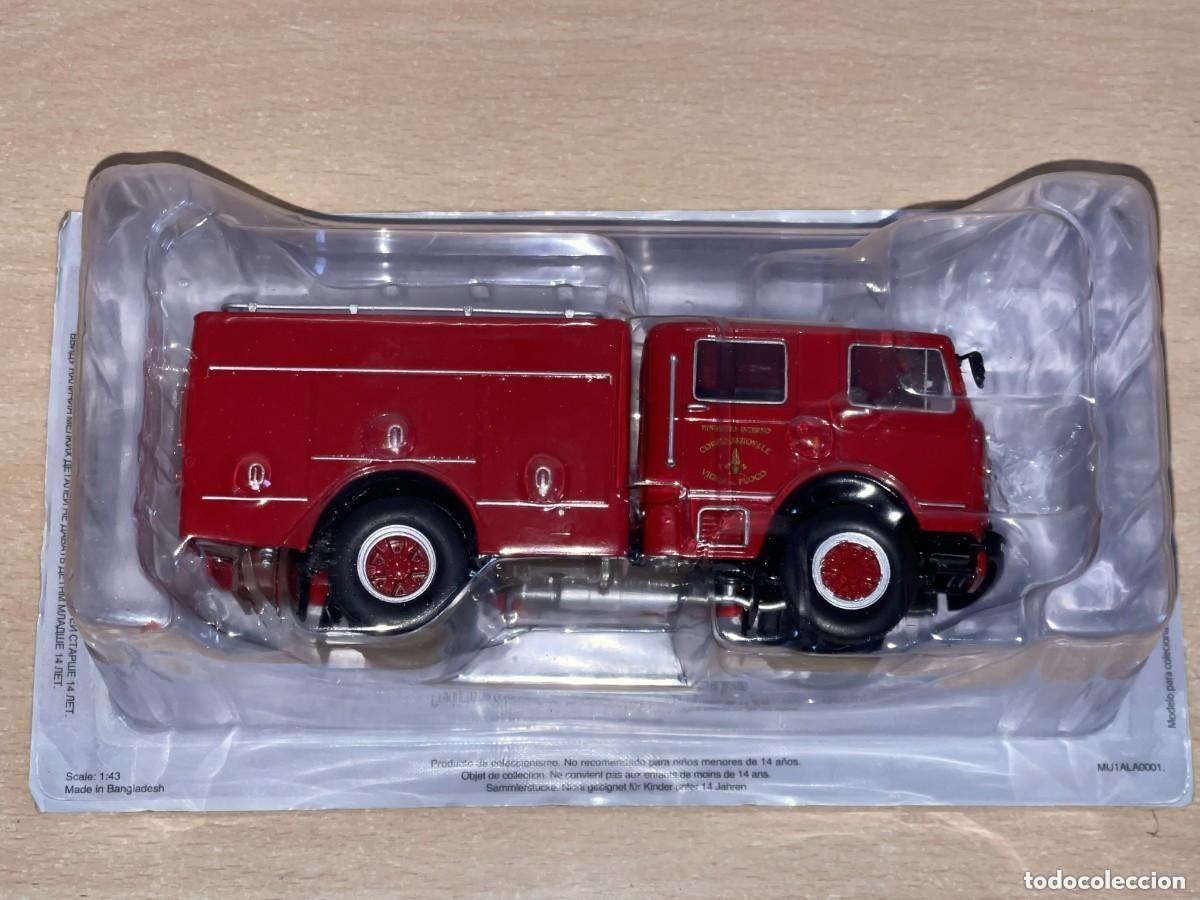 1/43 Camión de Bomberos OM Leoncina 150 die-cast metal 1:43 fire truck Altaya