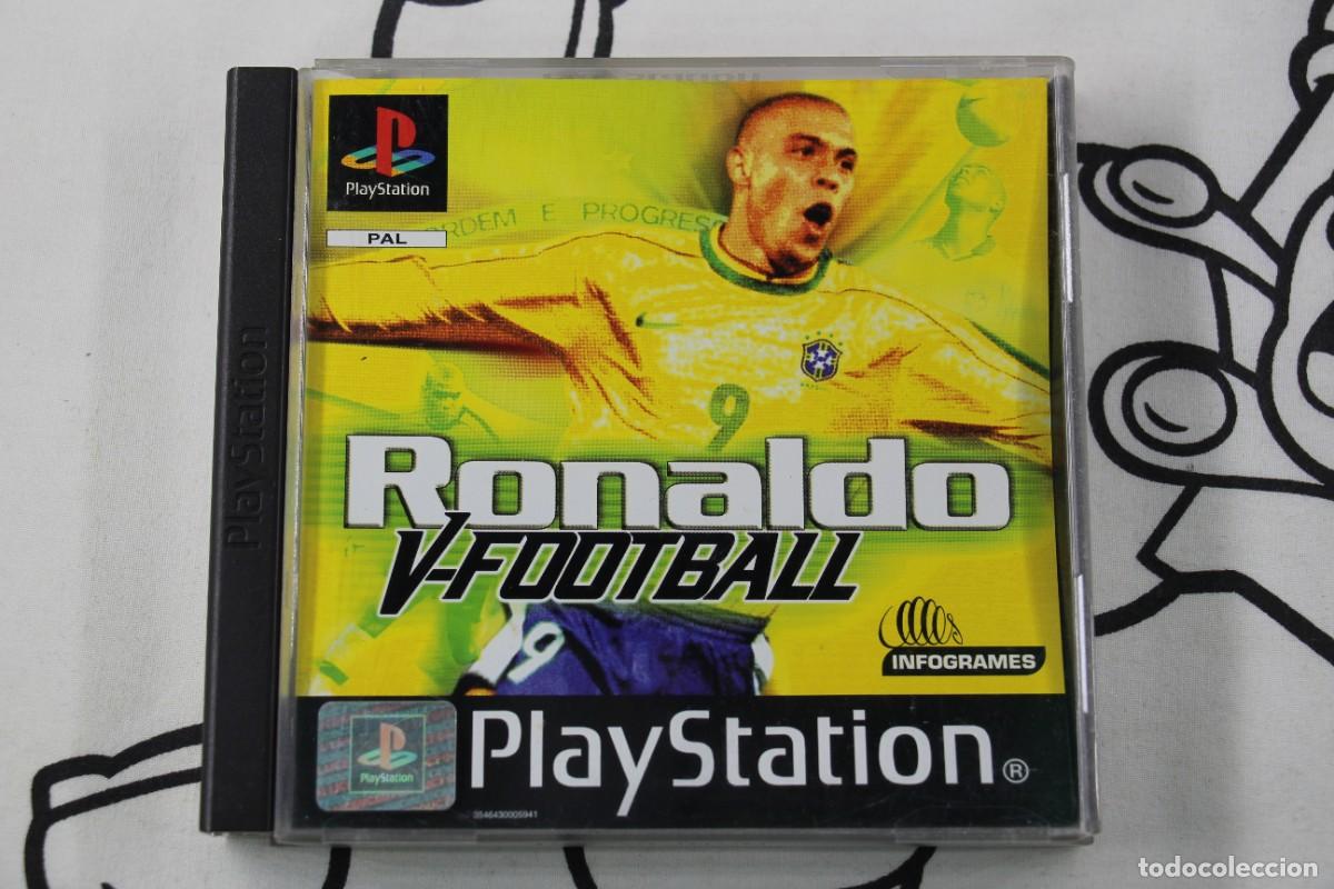 PLAY STATION PS1 PSX PSONE RONALDO V-FOOTBALL BUEN ESTADO PAL ESPAÑA