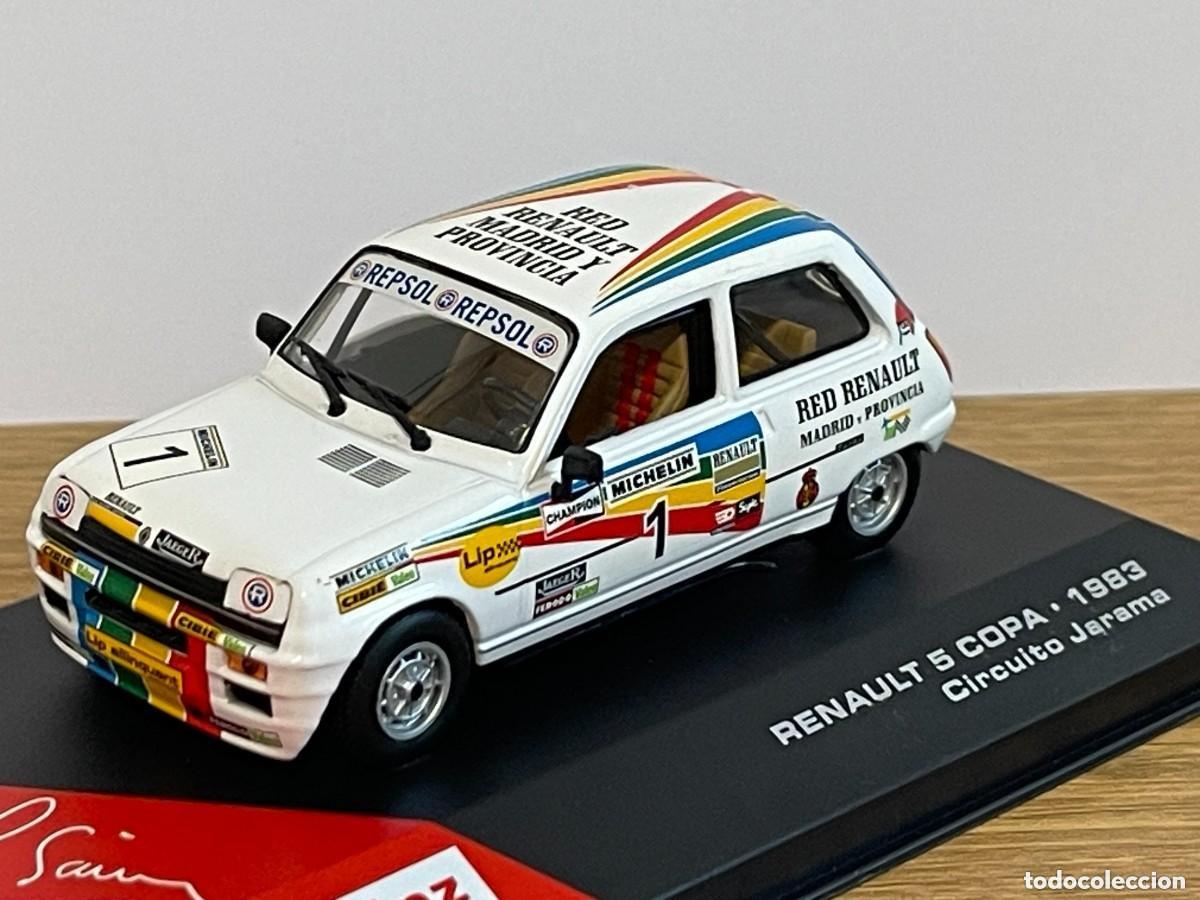 Coche RENAULT 5 COPA Carlos Sainz Circuito Jarama 1983 die-cast metal car 1/43 IXO