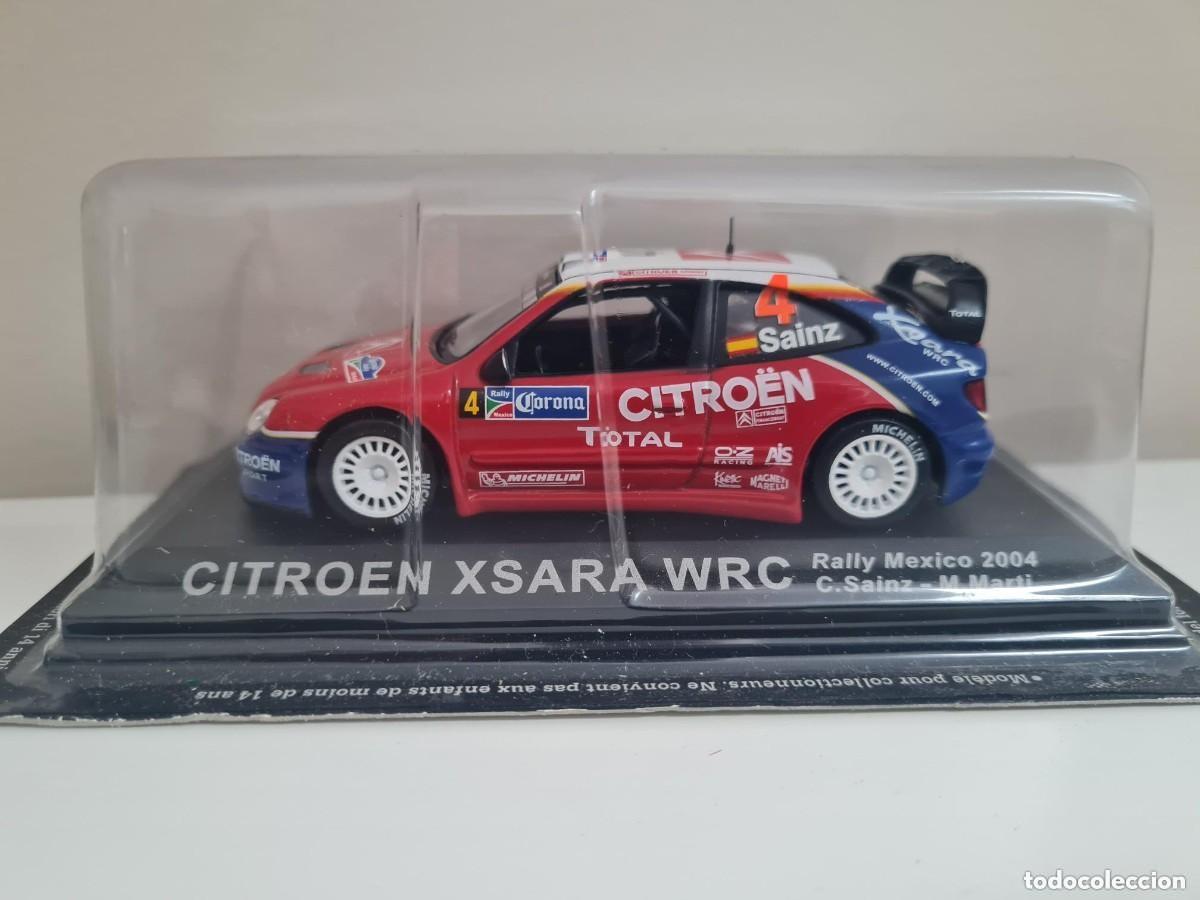 Coche CITROEN XSARA WRC #4 Rally México 2004 Sainz Marti 1:43 die-cast metal 1/43 ixo