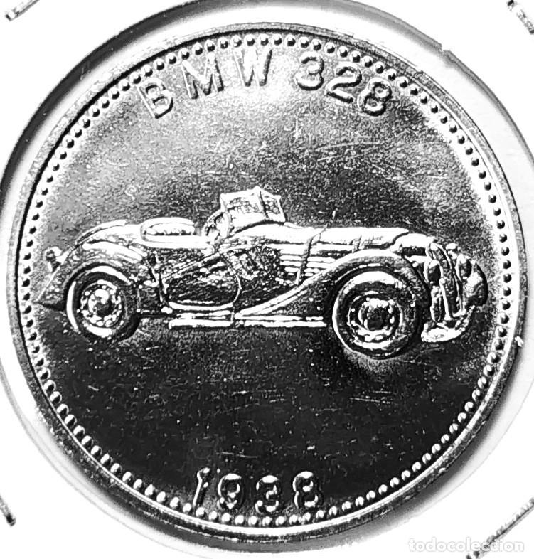 ALEMANIA - TOKEN PUBLICITARIO SHELL - AUTOS DEPORTIVOS FAMOSOS - BMW 328 - AÑO 1938 - A - 9,90 GR. A