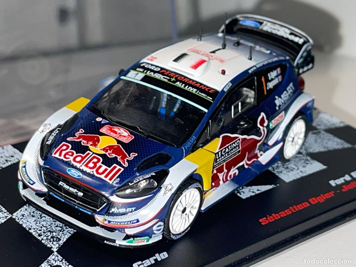 Coche FORD FIESTA WRC #1 Rally MonteCarlo 2018 Ogier - Ingrassia Red Bull 1:43 die-cast metal car