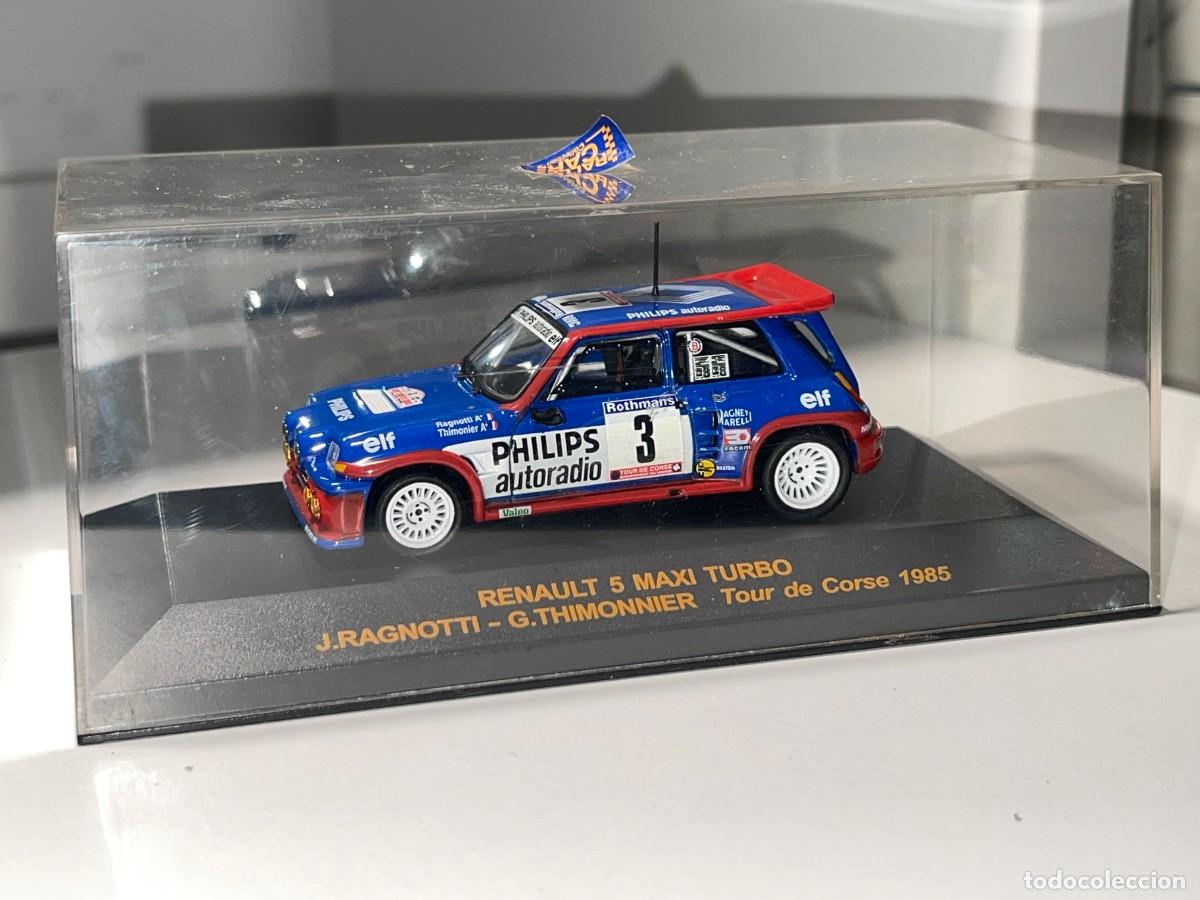 Coche RENAULT 5 MAXI TURBO #3 Tour de Corse 1985 Ragnotti - Thimonnier 1:43 die-cast metal car 1/43