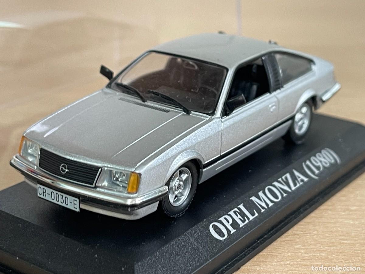 Coche OPEL MONZA año 1980 Gris metalizado matrícula Ciudad Real 1:43 die-cast metal car 1/43 altaya