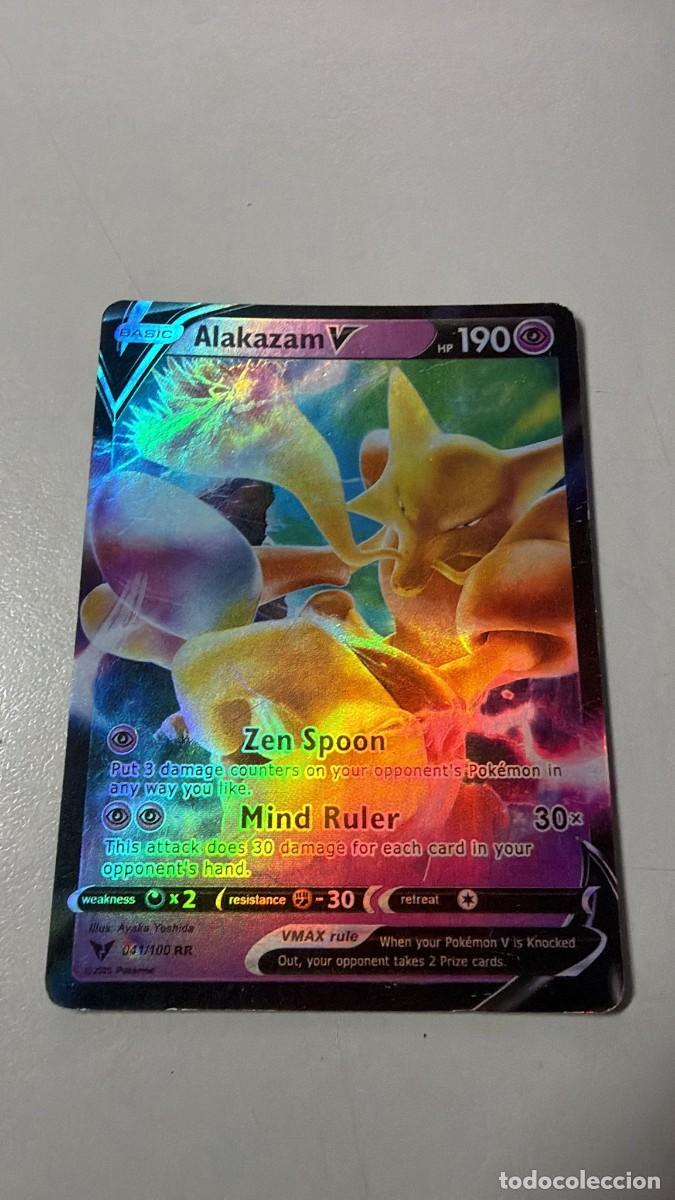 Alakazam V 041/100 Pokémon – Rebel Clash – Inglés