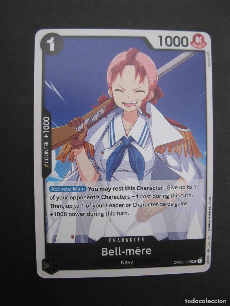 CARTA - ONE PIECE - TRADING CARD - BELL-MÈRE - EN INGLÉS - BANDAI.