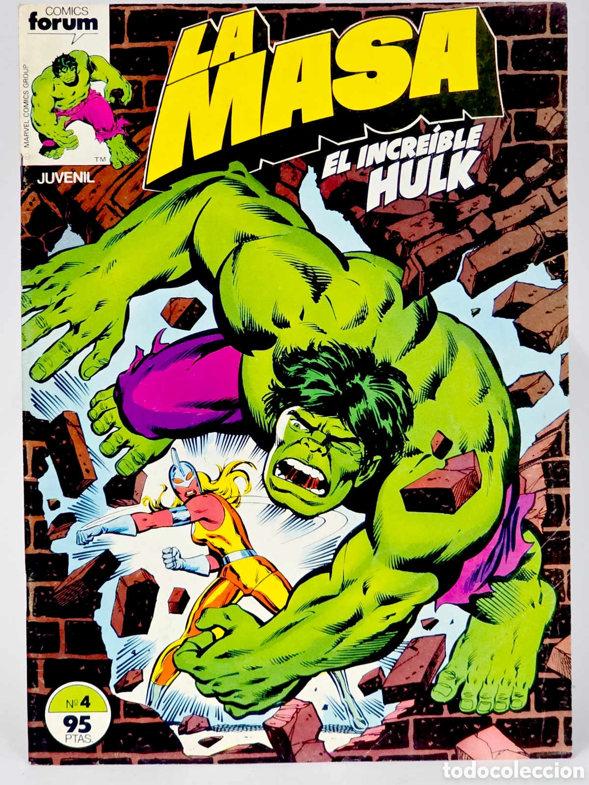 CÓMIC LA MASA 4 EDICIONES FORUM MARVEL MUY BUEN ESTADO