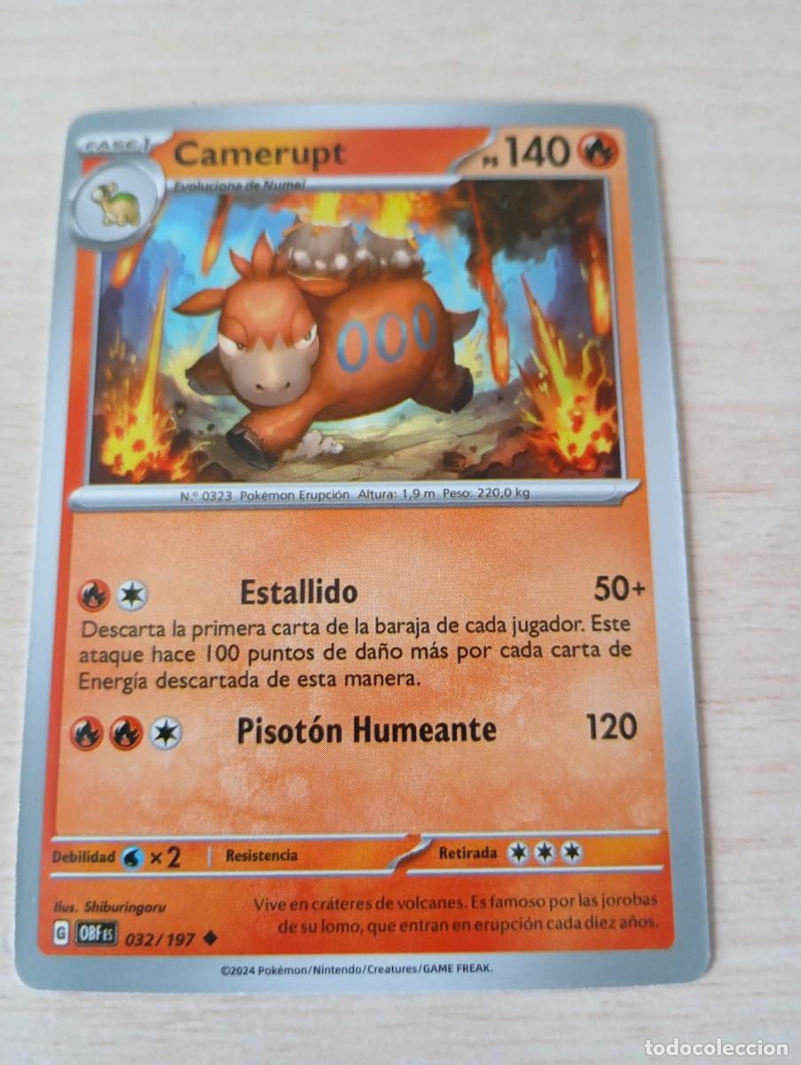 Carta Pokémon Camerupt No 0ficial