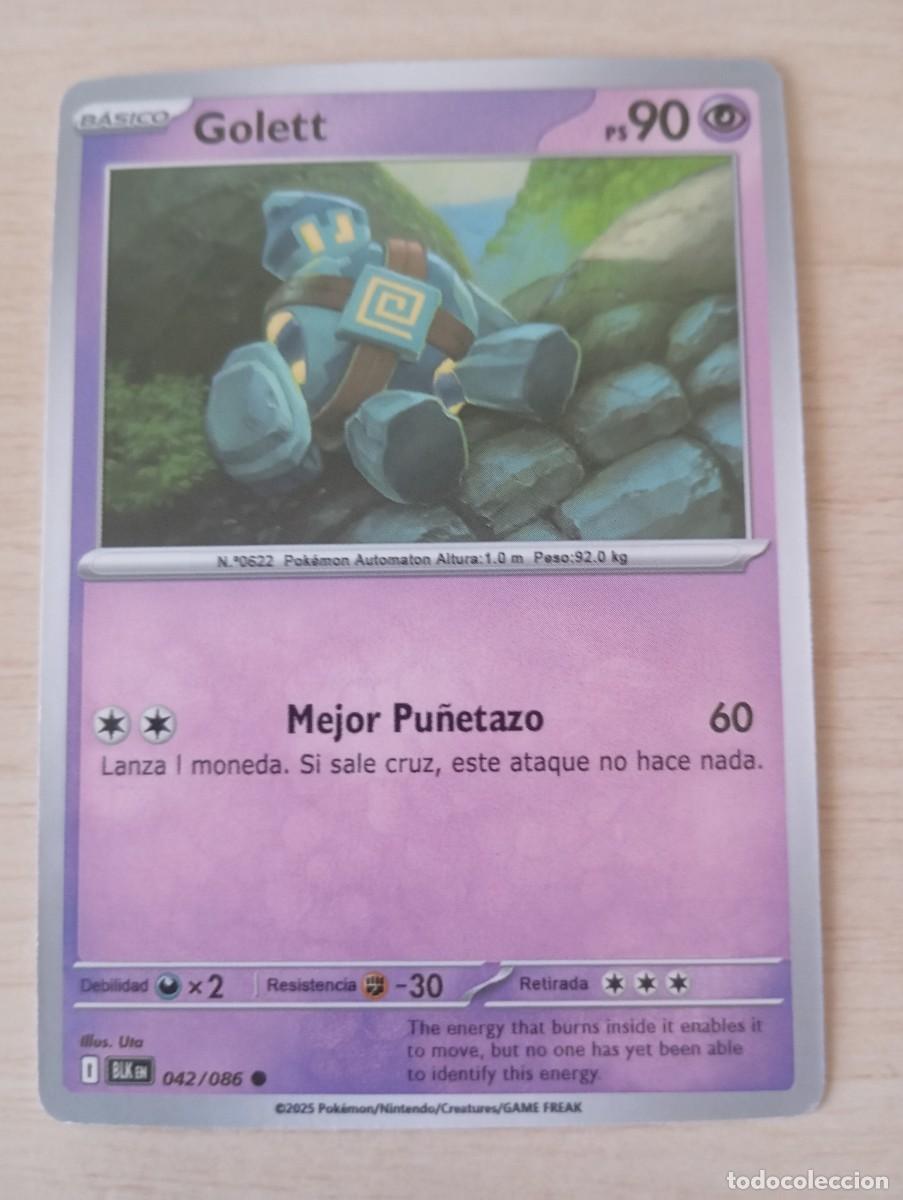 Carta Pokémon Golett No 0ficial