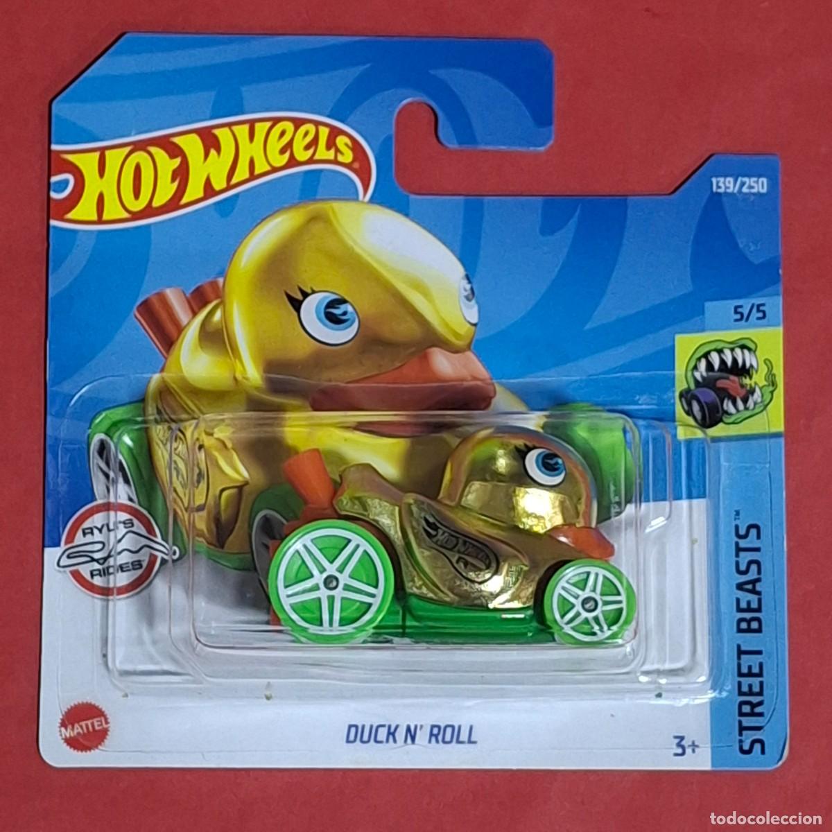 HOT WHEELS 2022 139/250 - DUCK´N ROLL TH TREASURE HUNT PATO PATITO - NUEVO EN BLISTER - ESCALA 1:64