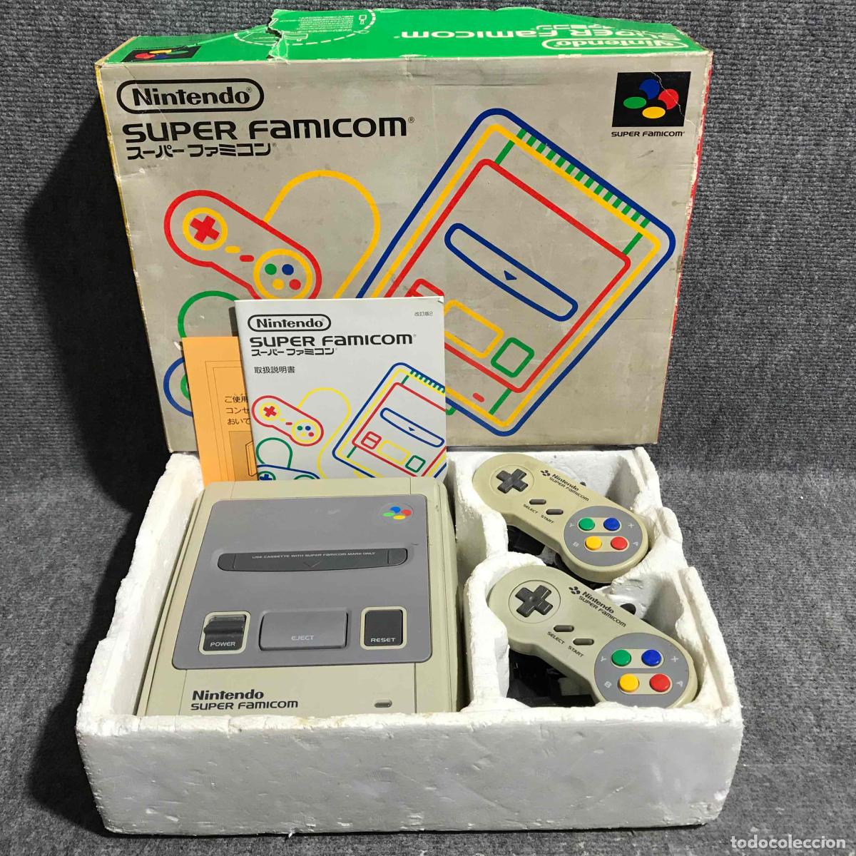 CONSOLA NINTENDO SUPER FAMICOM CON CAJA JAP