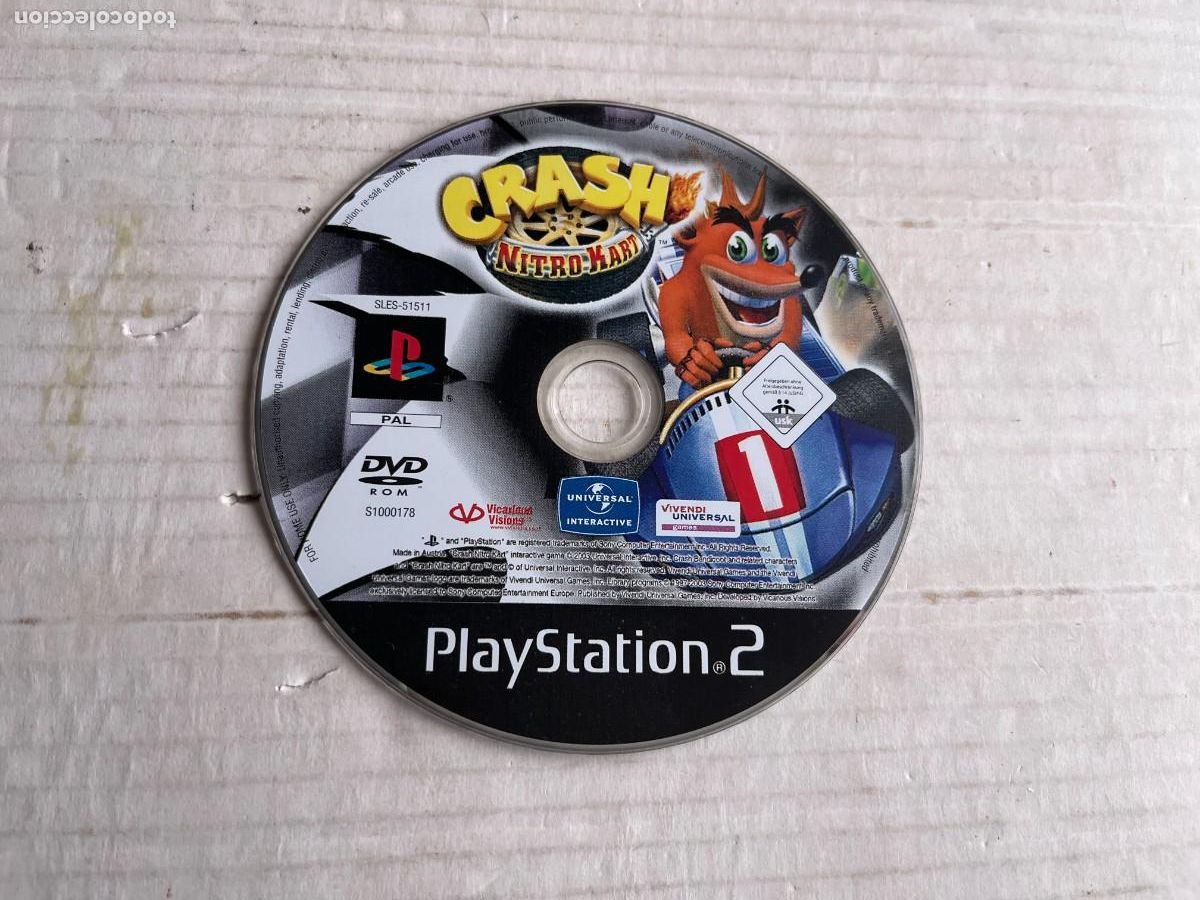 CRASH NITRO KART - PS2 PLAYSTATION 2 PLAY STATION TWO KREATEN