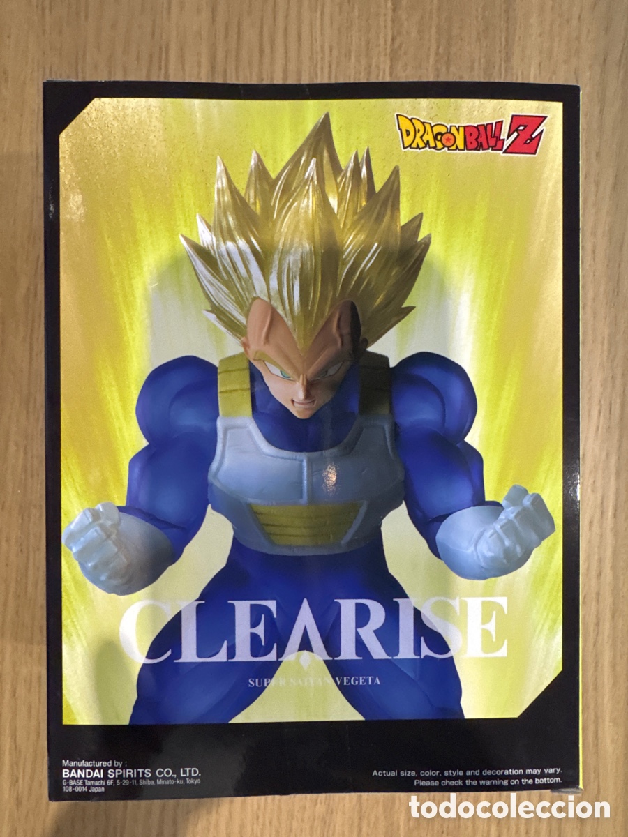 Figura Super Saiyan Vegeta Clearise Dragon Ball Z Banpresto Bandai