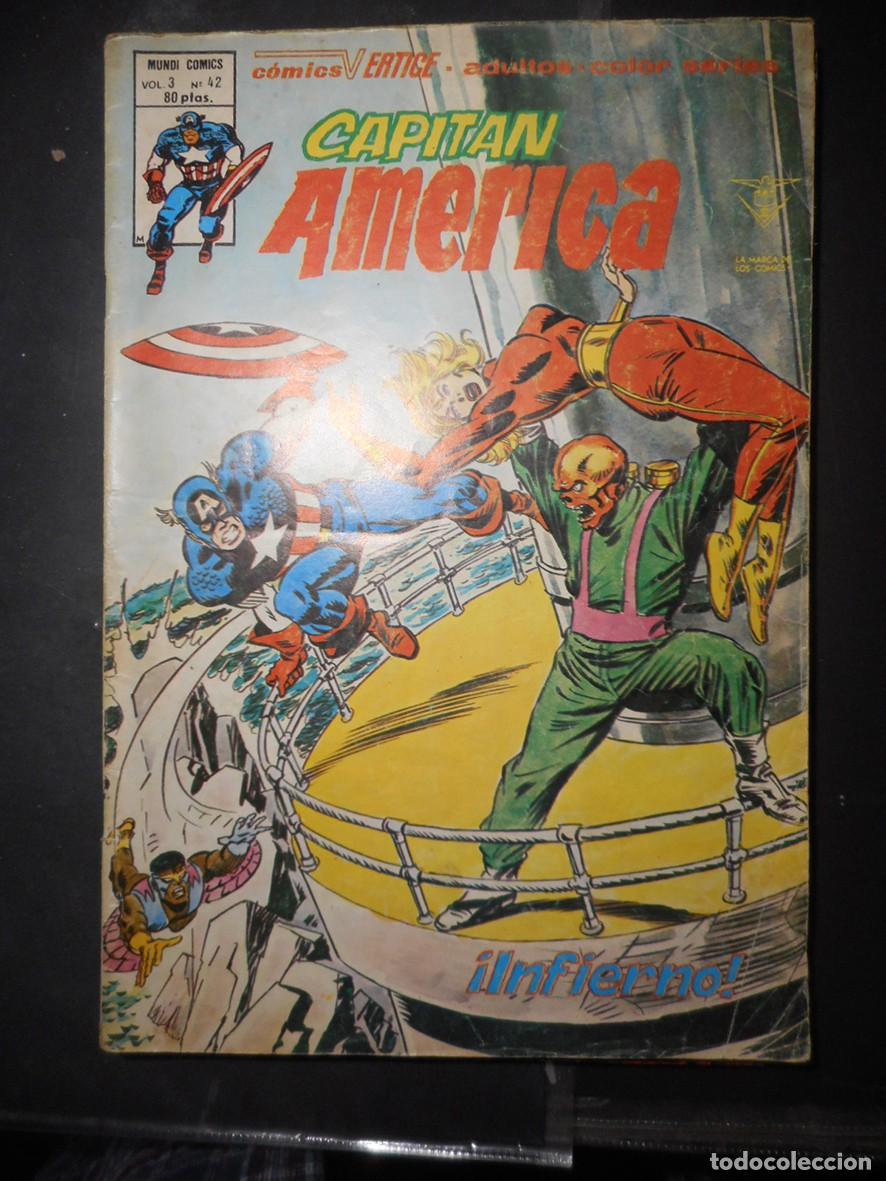 CAPITÁN AMÉRICA VOL3 Nº42 INFIERNO (VÉRTICE -JUNIO 1980) STEVE ENGLEHART-FRANK ROBBINS