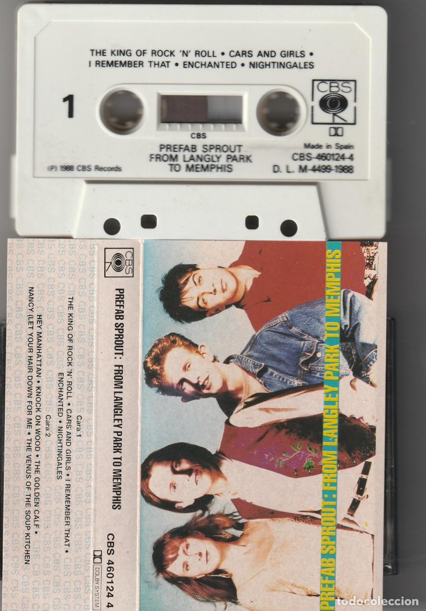 PREFAB SPROUT - FROM LANGLEY PARK TO MEMPHIS (CASSETTE CBS 1988 ESPAÑA)