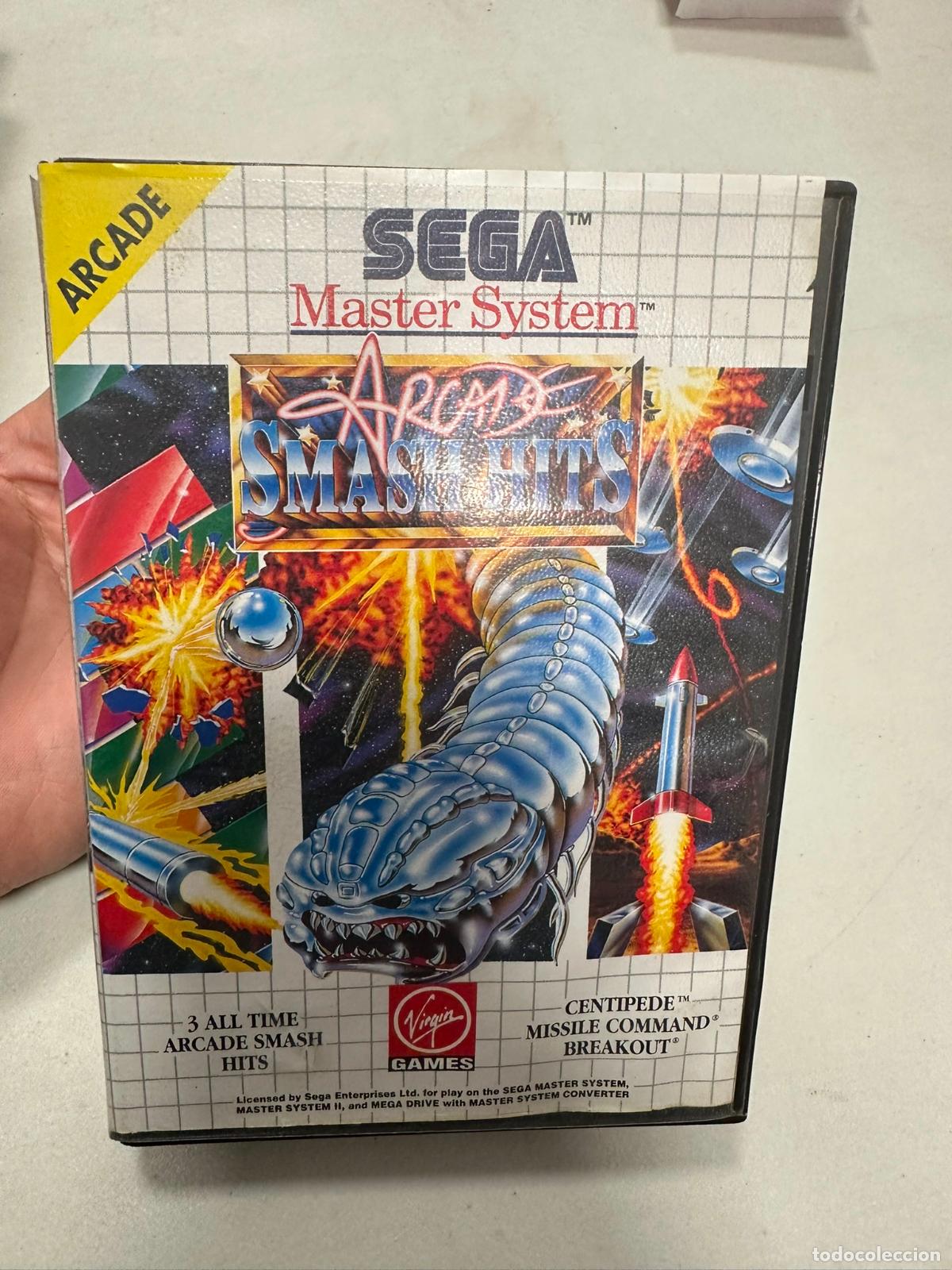 arcade smash hits - Sega master system MS - Completo PAL