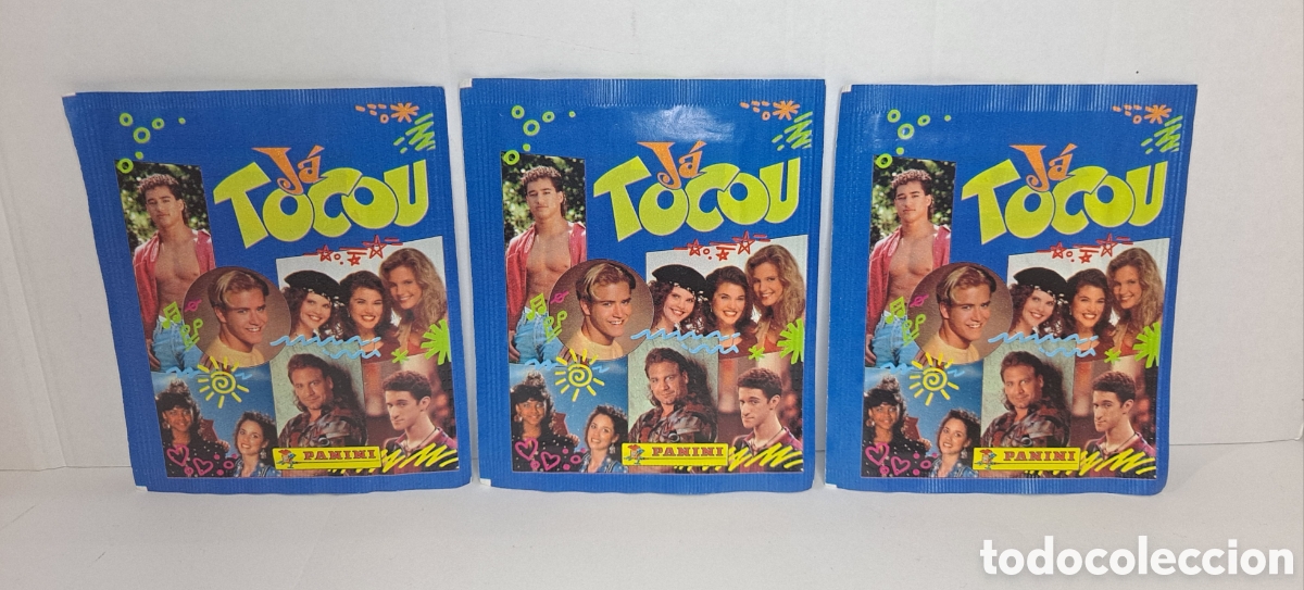 LOTE 3 SOBRES SALVADOS POR LA CAMPANA. SIN ABRIR. PANINI. JA TOCOU. 1994. CROMOS.