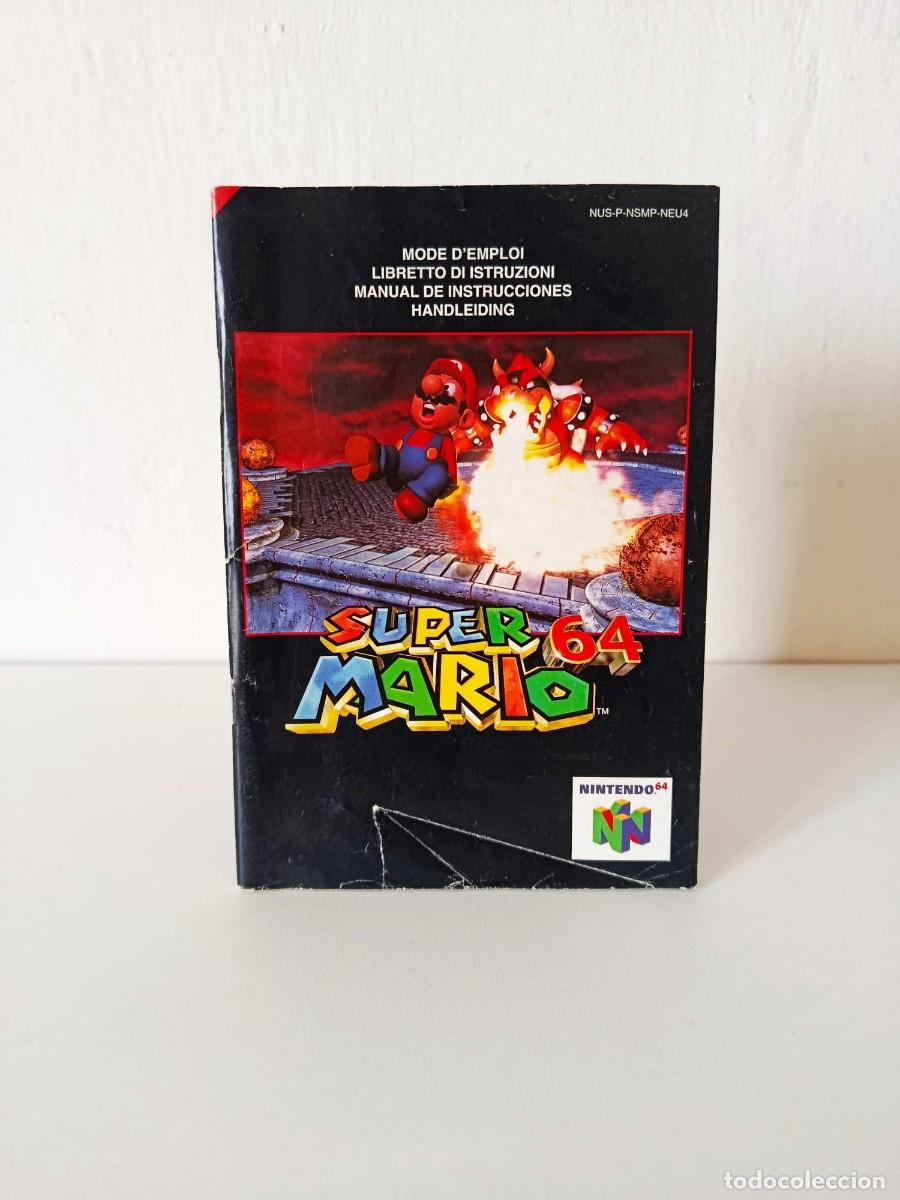 Super Mario 64 Instruction Booklet Manual Nintendo 64 N64 Vintage Original
