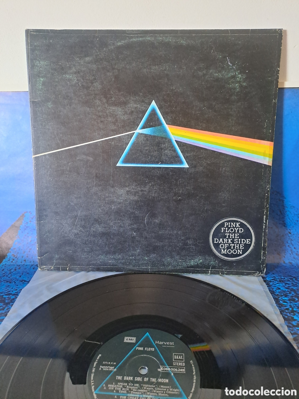 Pink Floyd ‎– The Dark Side Of The Moon : Harvest ‎– 068-005249, Harvest ‎– 10 C068-005.249. POSTER