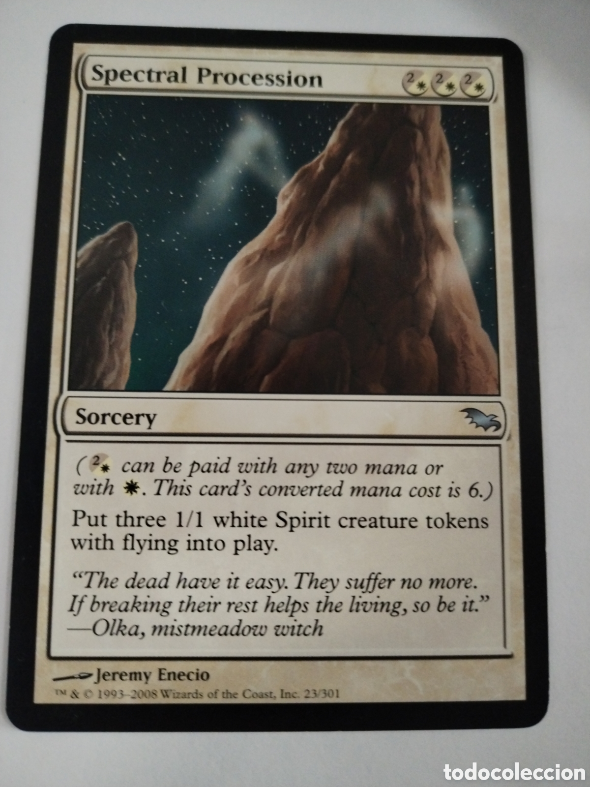Procesión espectral. MAGIC THE GATHERING. MTG.