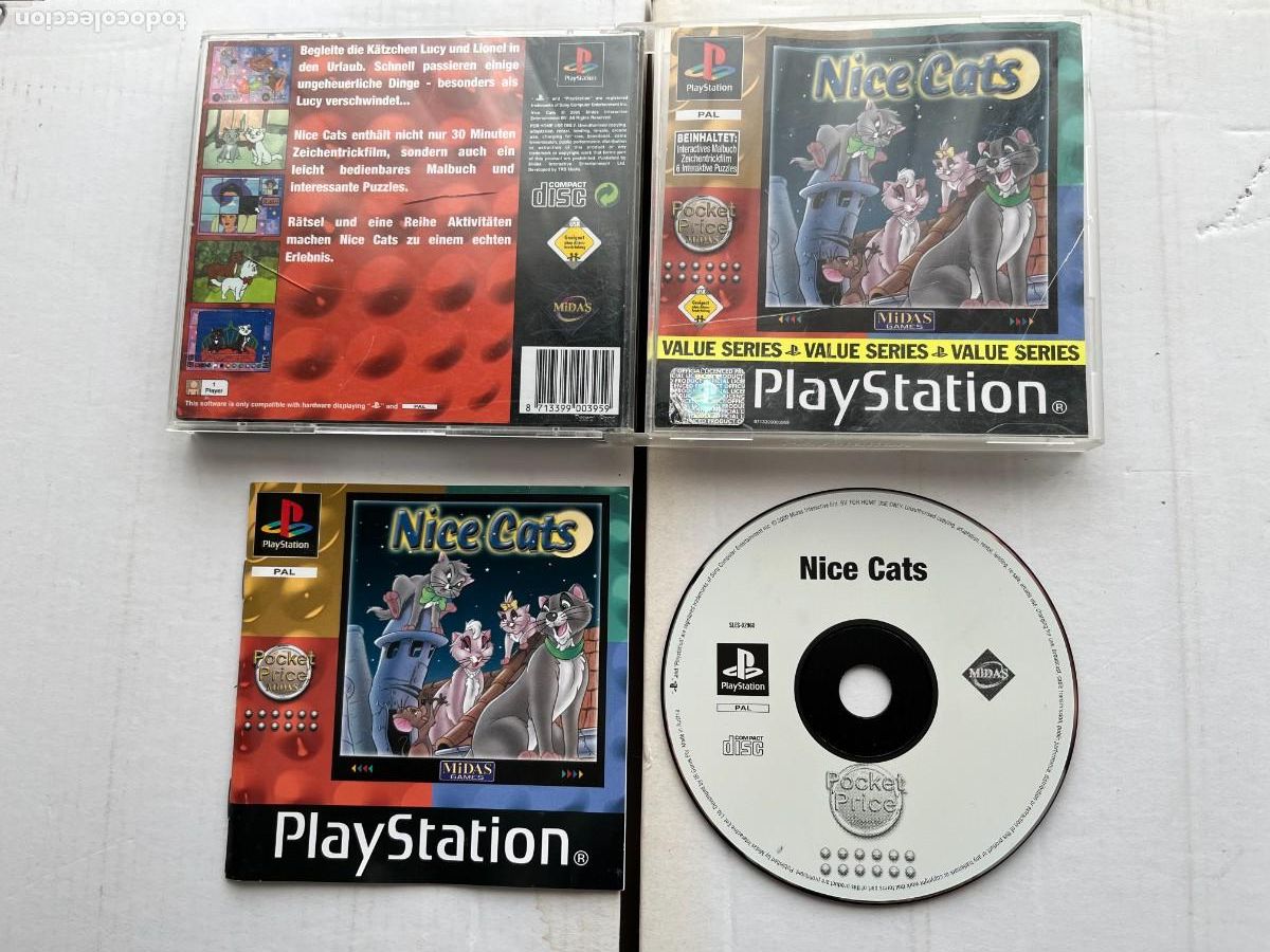 NICE CATS - PSX PS1 PSONE PLAYSTATION 1 PLAY STATION ONE KREATEN