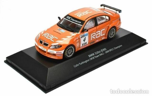 Coche BMW 320si (E90) 2009 Turkington RAC British Touring Car BTCC 1:43 die-cast metal 1/43 Atlas