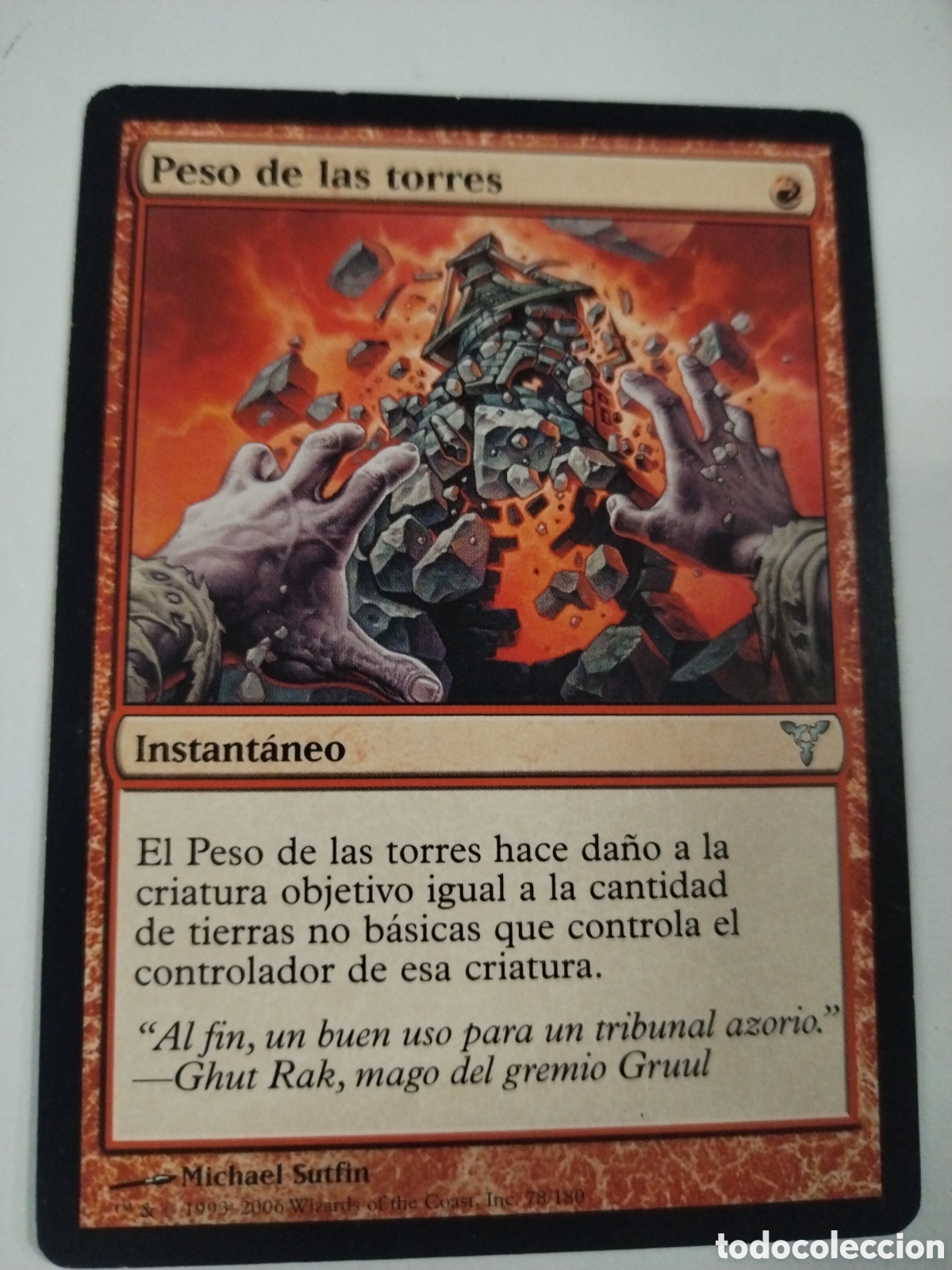 Peso de las torres. MAGIC THE GATHERING. MTG.