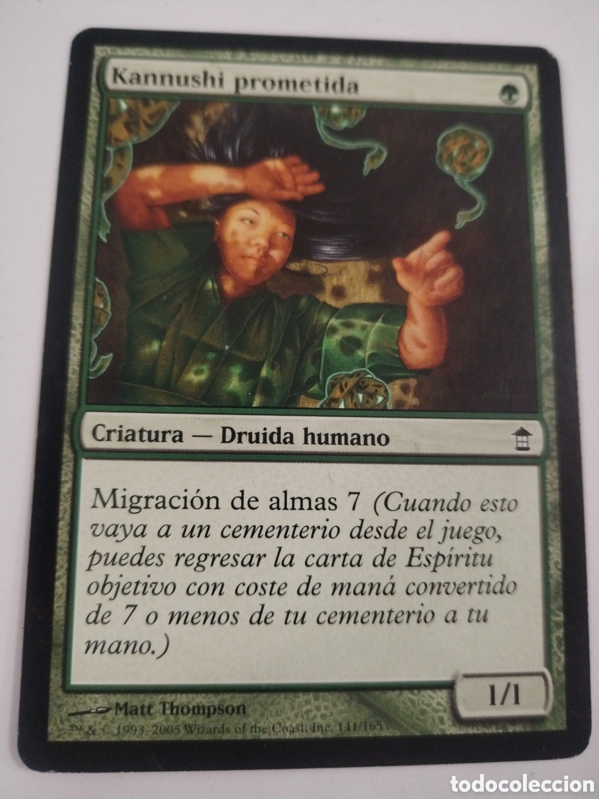 Kannushi prometida. MAGIC THE GATHERING. MTG.