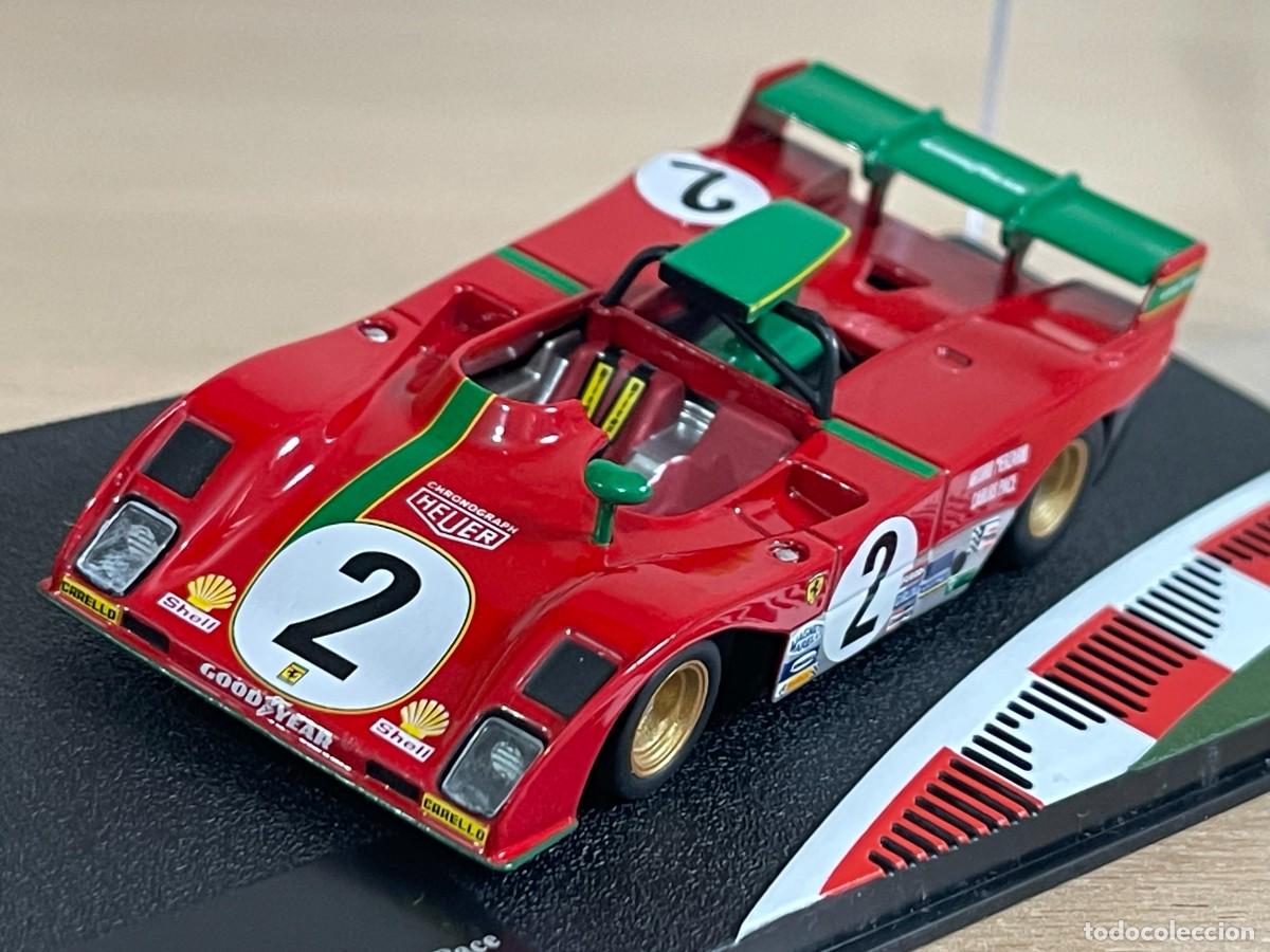 Coche FERRARI 312 P #2 1000 km Zeltweg 1973 Merzario - Pace die-cast metal 1/43 Ferrari Racing Model