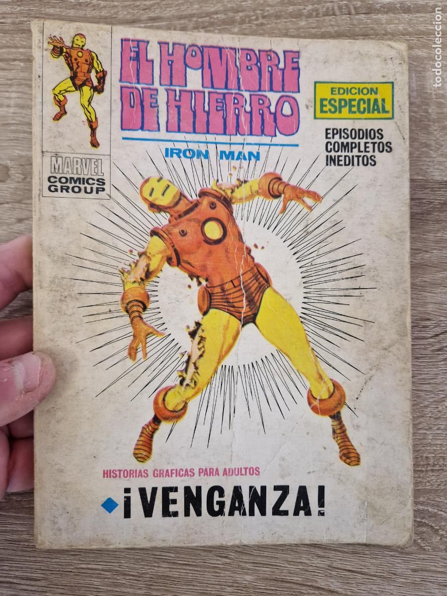 antiguo comic taco v1 marvel comics el hombre de hierro ediciones vertice ironman 16 venganza