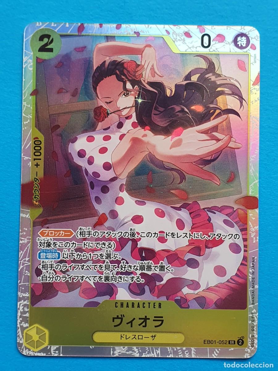 Super Rare EB01 052 VIOLA (Yellow Special) Dressrosa ONE PIECE Memorial Collection CARD Japan BANDAI