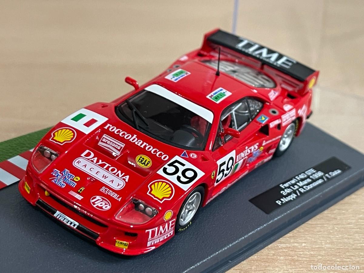 Coche FERRARI F40 GTE #59 24h Le Mans 1996 Nappi - Donovan - Oota die-cast 1/43 Ferrari Racing Model