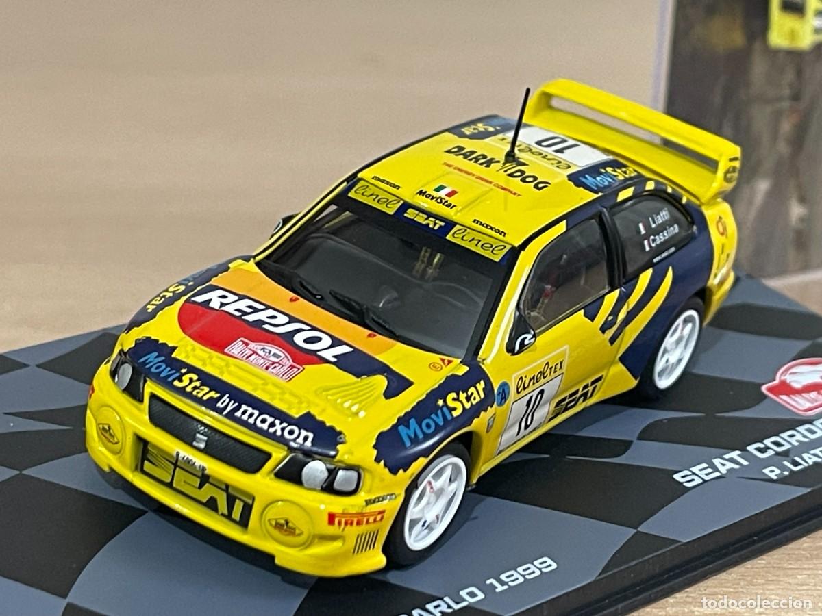 Coche SEAT Cordoba WRC #10 Rallye Monte-Carlo 1999 Liatti - Cassina 1:43 die-cast metal car 1/43