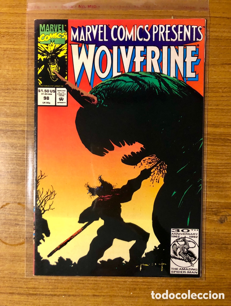 MARVEL COMICS PRESENTS,WOLVERINE,NUMERO 98,(MARVEL COMICS)