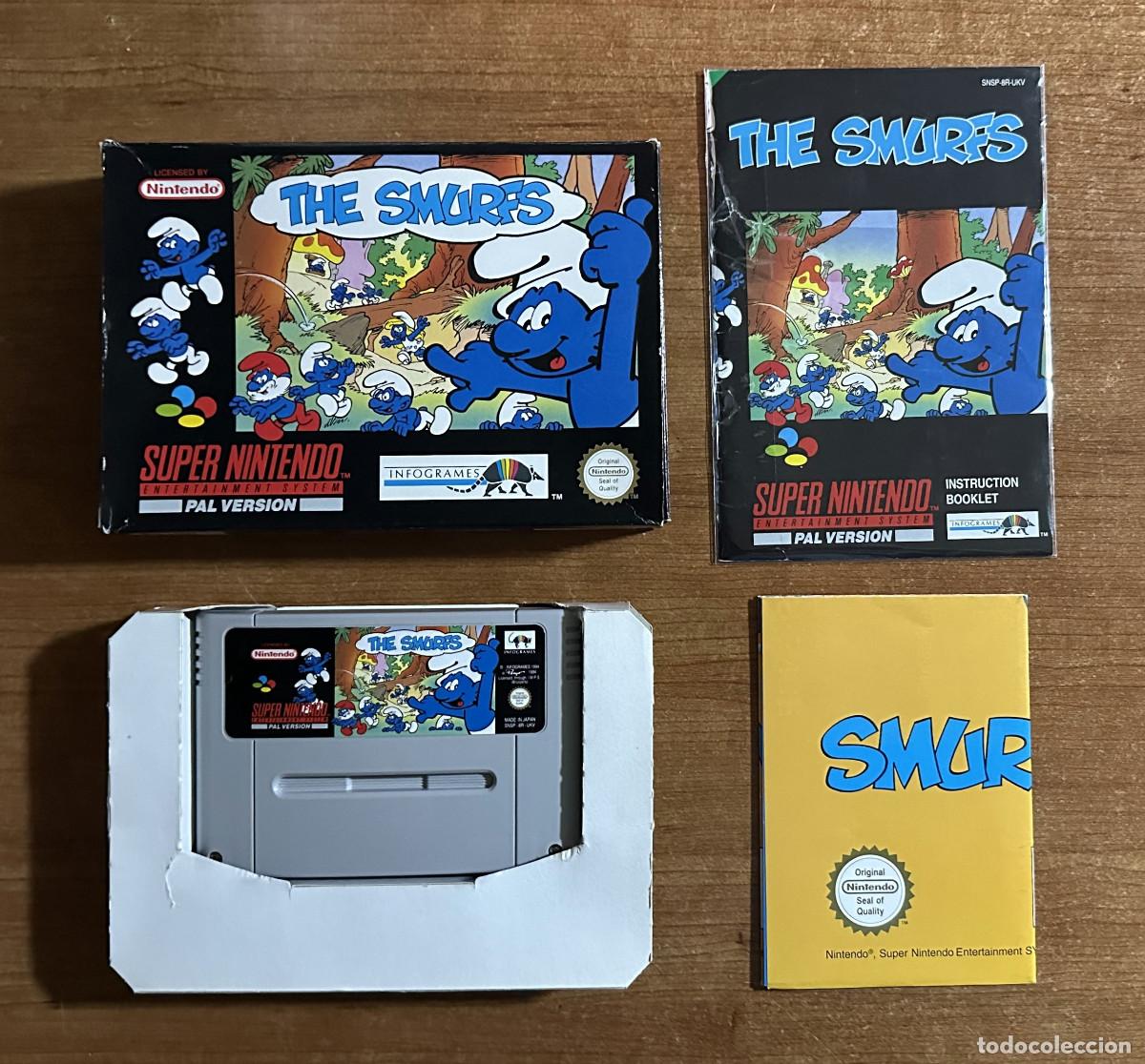LOS PITUFOS SUPER NINTENDO PAL UKV