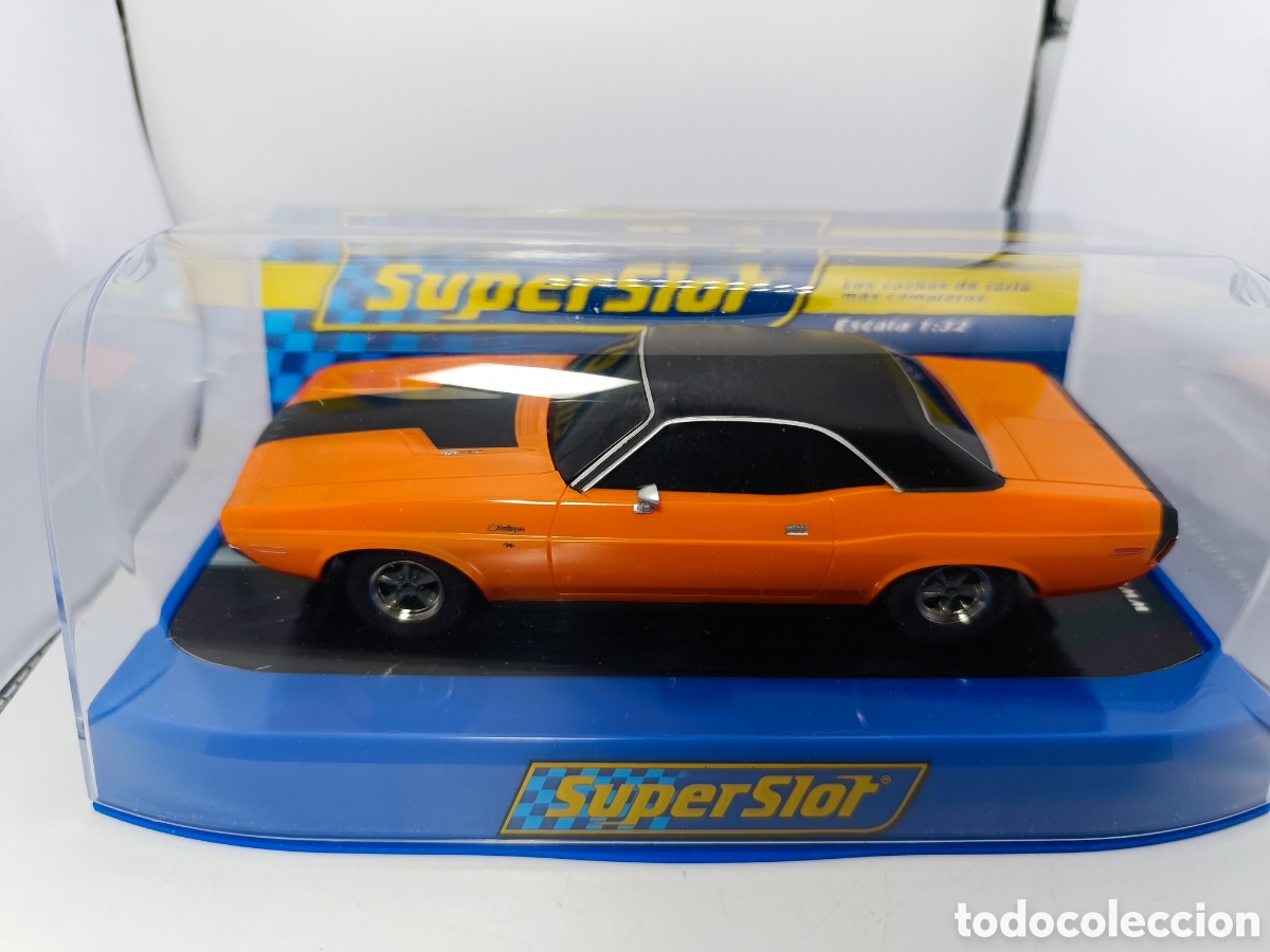 SCALEXTRIC DODGE CHALLENGER FAST & FURIOUS NARANJA NEGRO C3453
