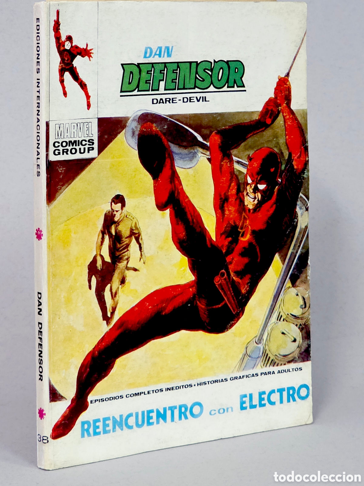 CÓMIC DAN DEFENSOR 38 REENCUENTRO CON ELECTRO VOL.1 VERTICE MARVEL TACO VOLUMEN CASI EXCELENTE