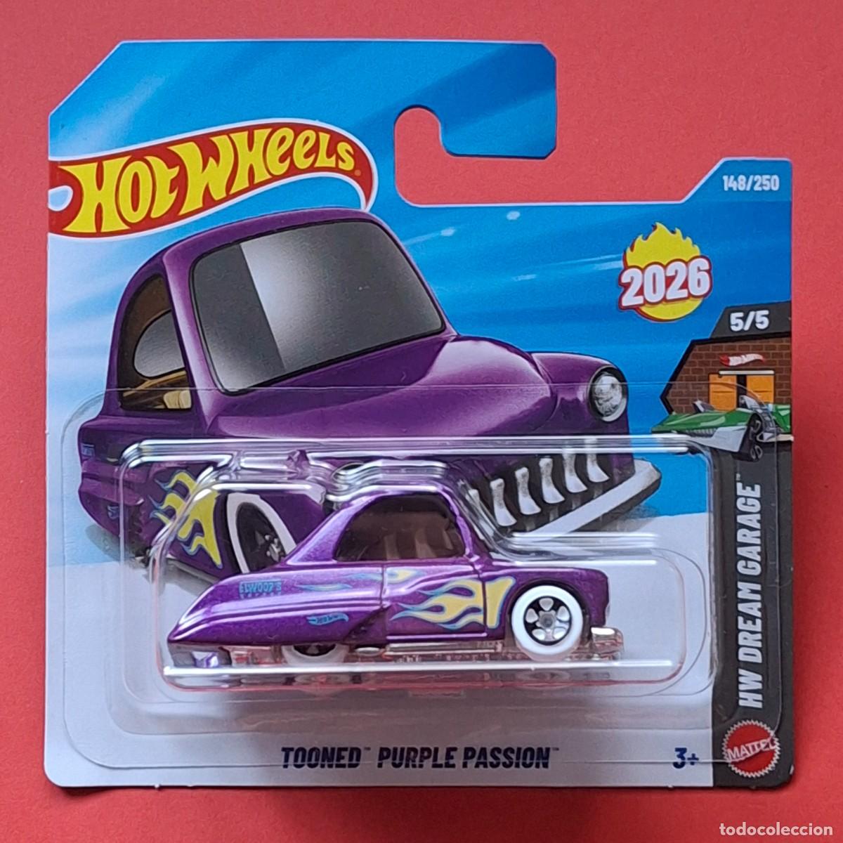 HOT WHEELS 2026 148/250 - TOONED PURPLE PASSION - NUEVO EN BLISTER - ESCALA 1/64