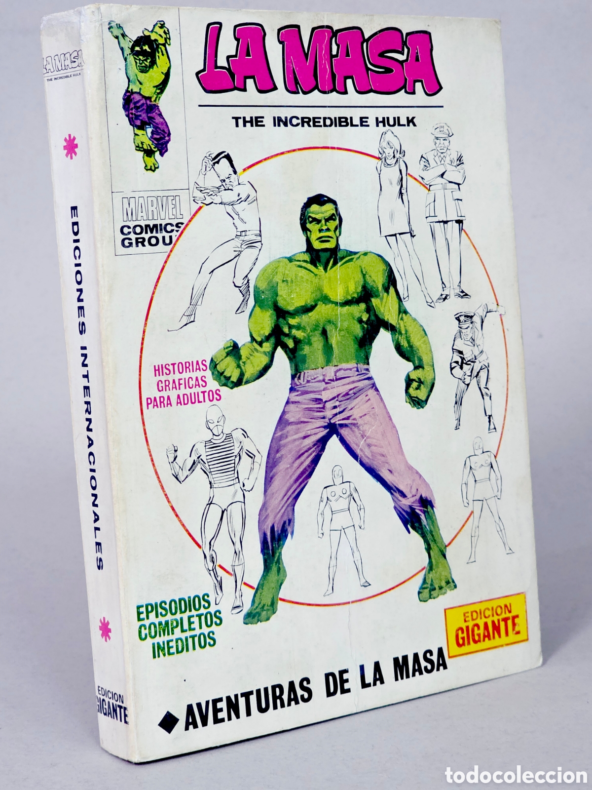 CÓMIC AVENTURAS DE LA MASA EDICIÓN GIGANTE VERTICE MARVEL TACO MUY BUEN ESTADO