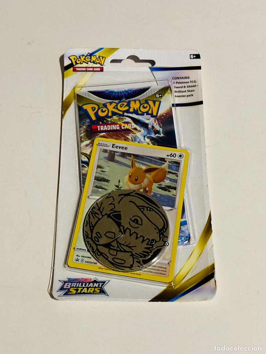 Pokemon Blister con 1 sobre Brillant Stars con Promo Eevee sellado