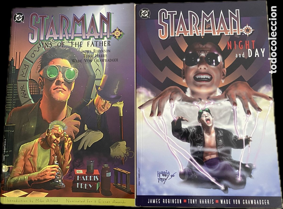 Lote 2 Starman Vol. 2 DC Comics USA – Sins of the Father + Night and Day (inglés)
