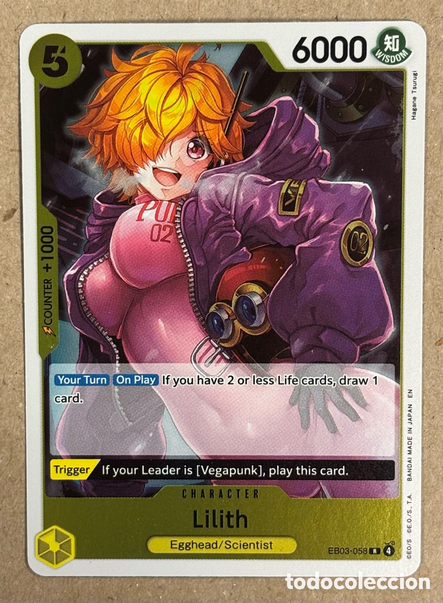 LILITH. CARTA HOLO ONE PIECE EB03/058 EXTRA BOOSTER: ONE PIECE HEROINES EDITION 2026. RARE.