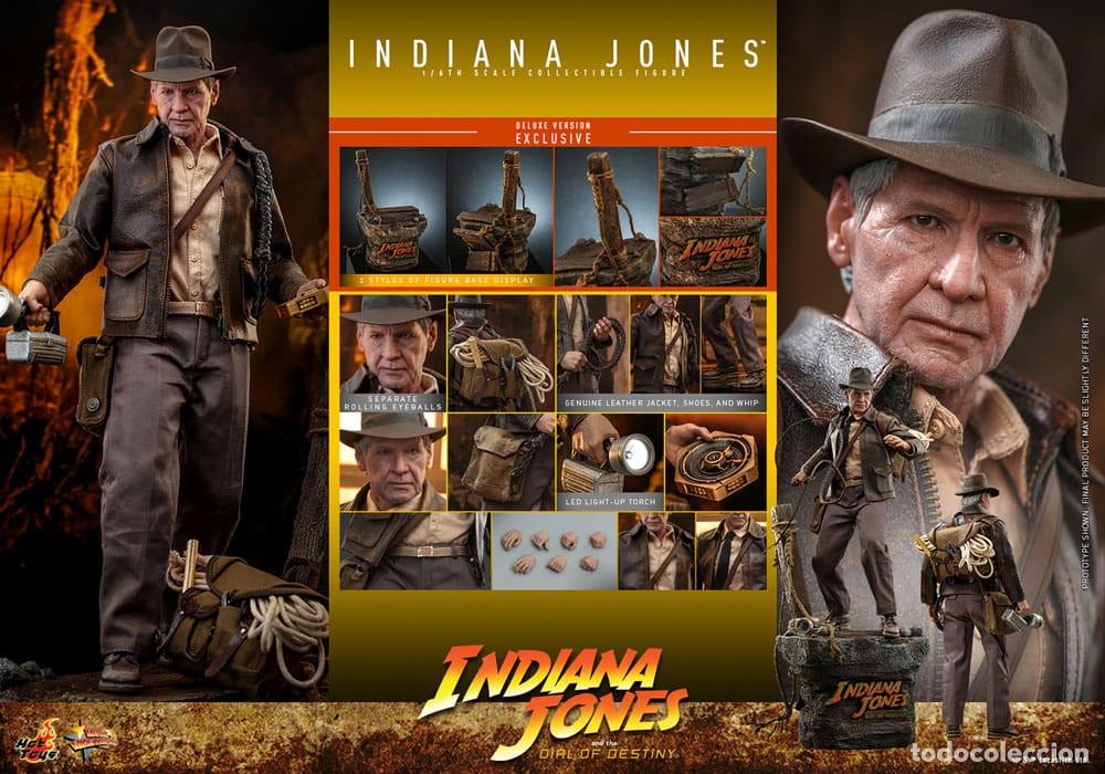 Figura Indiana Jones y el Dial del Destino Deluxe Version Hot Toys Escala 1:6