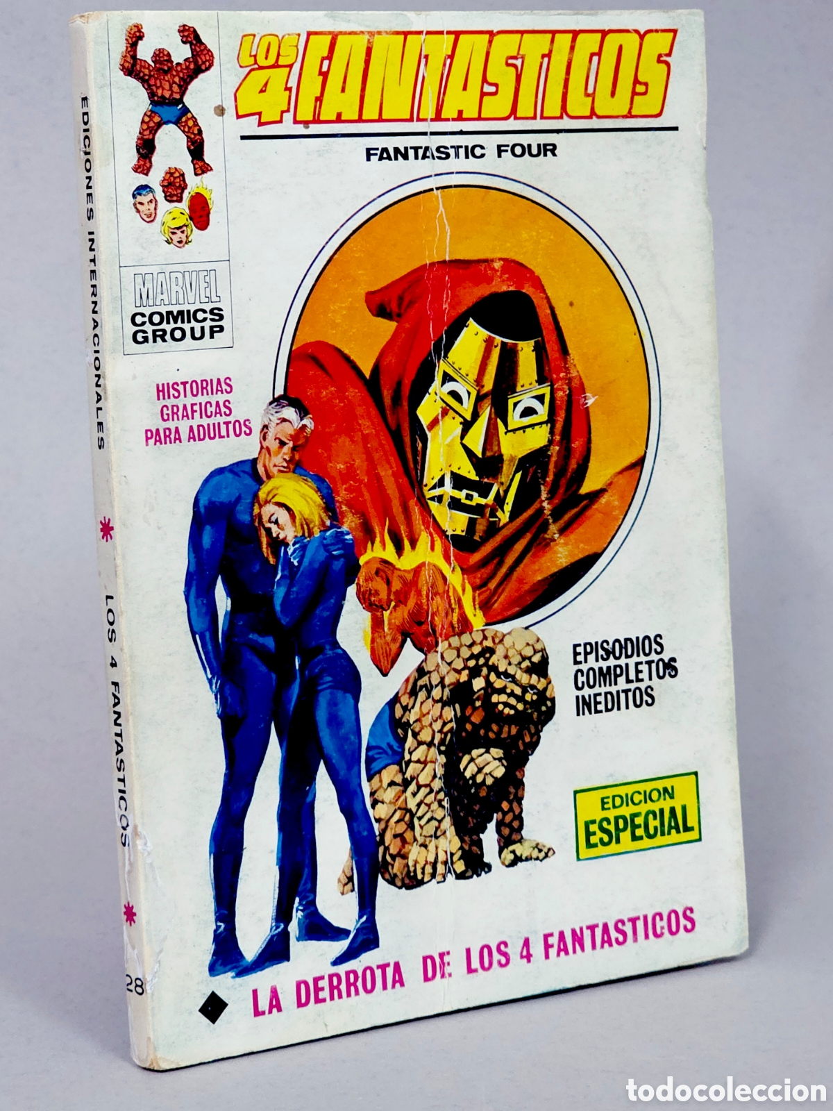 CÓMIC LOS 4 FANTASTICOS 28 VOL.1 LA DERROTA VERTICE MARVEL VOLUMEN TACO NORMAL ESTADO
