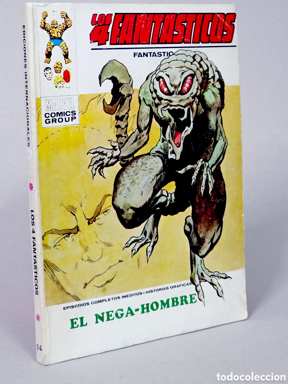 CÓMIC LOS 4 FANTASTICOS 54 EL NEGA HOMBRE VOL.1 VERTICE MARVEL VOLUMEN TACO BUEN ESTADO