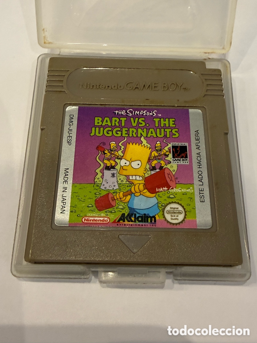 The Simpsons Bart VS. The Juggernauts Nintendo Game Boy PAL ESP GameBoy GB
