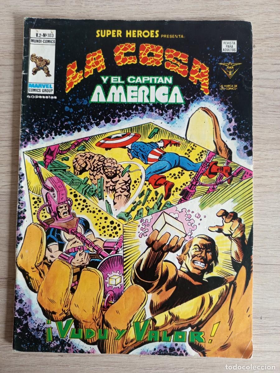 LA COSA Y EL CAPITÁN AMÉRICA - VOLUMEN 2 - Nº 103 - VÉRTICE 1979 V.2.