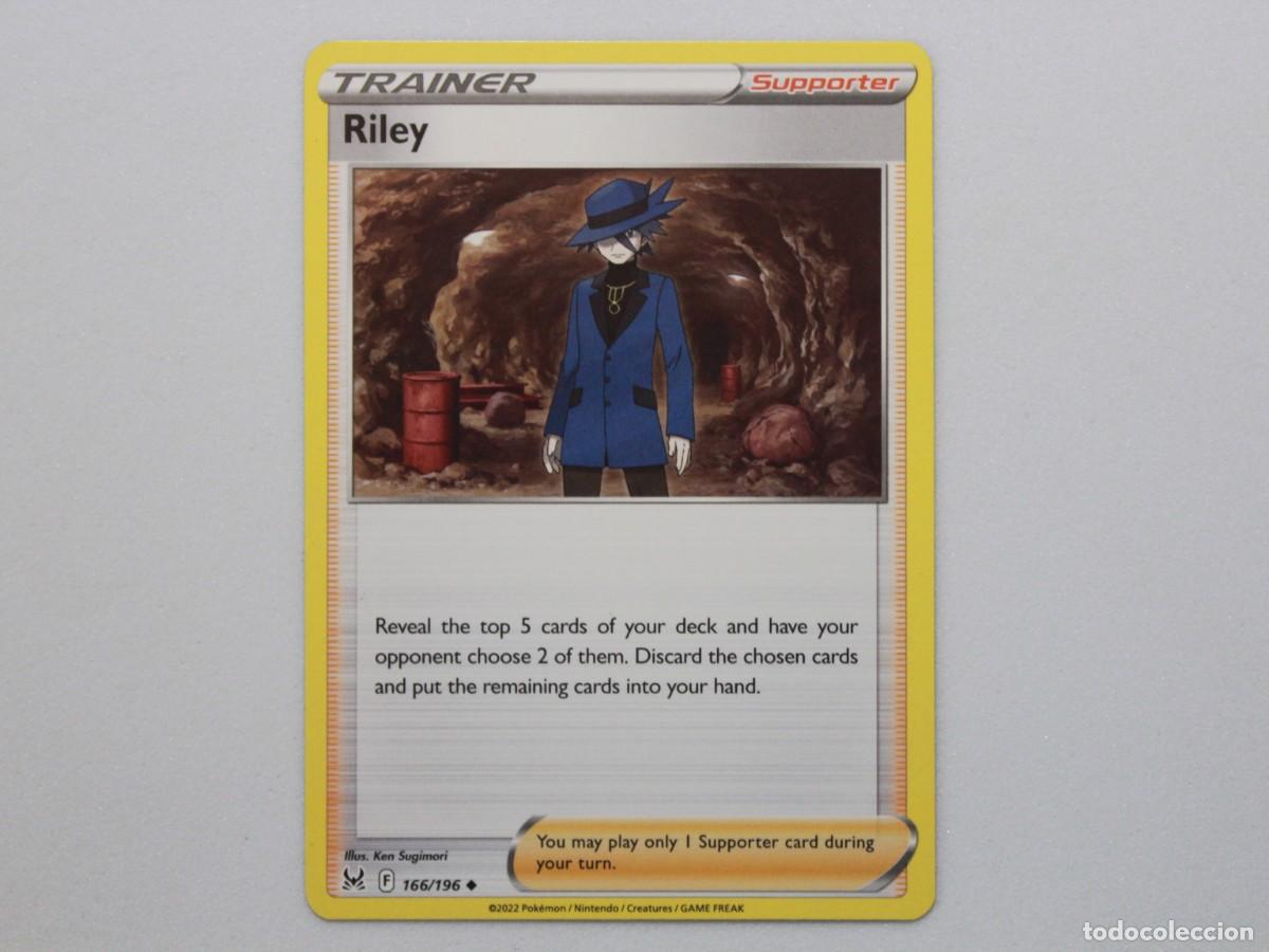 Carta Pokémon Riley 166/196 Lost Origin Trainer Supporter