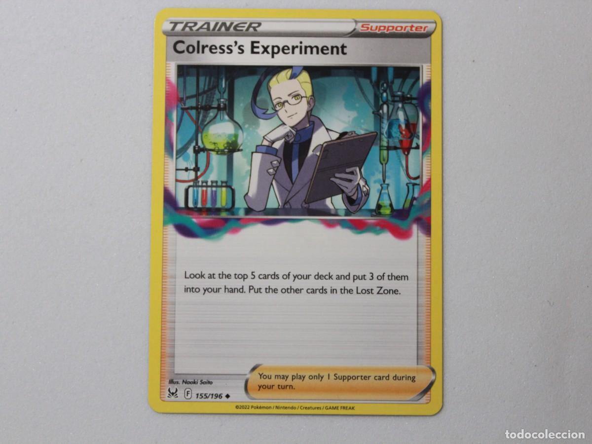 Carta Pokémon Colress’s Experiment 155/196 Lost Origin Trainer Supporter