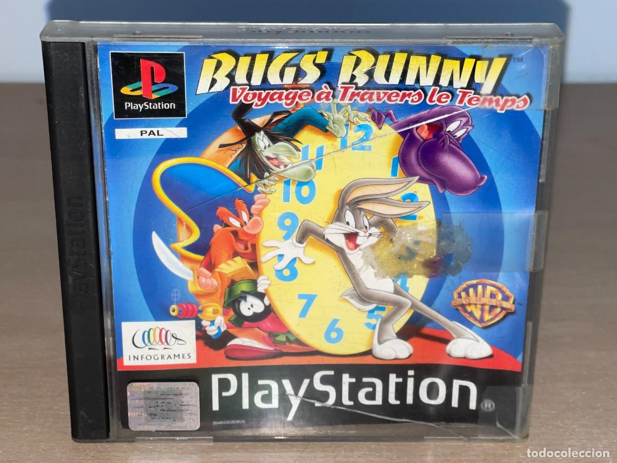 Sony PlayStation PS1 Juego Bugs Bunny Lost in Time Infogrames PAL play station psx psone Francia
